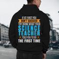 If At First You Don't Succeed Try Doing What Science Teacher Men's Hoodie Back Print, novelty gifts, funny gifts If At First You Don't Succeed Try Doing What Science Teacher Men's Hoodie Back Print, novelty gifts, funny gifts