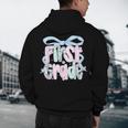 First Grade Coquette Bow Girls Teacher Team 1st Grade Squad Men's Hoodie Back Print, novelty gifts, funny gifts First Grade Coquette Bow Girls Teacher Team 1st Grade Squad Men's Hoodie Back Print, novelty gifts, funny gifts