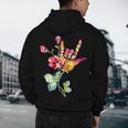 Flower American Sign Language ASL Teacher Teaching Deaf Men's Hoodie Back Print, novelty gifts, funny gifts Flower American Sign Language ASL Teacher Teaching Deaf Men's Hoodie Back Print, novelty gifts, funny gifts
