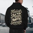 Fluent In Math And Sarcasm Teacher Men's Hoodie Back Print, novelty gifts, funny gifts Fluent In Math And Sarcasm Teacher Men's Hoodie Back Print, novelty gifts, funny gifts