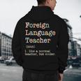 Foreign Language Teacher Like A Normal Teacher Men's Hoodie Back Print, novelty gifts, funny gifts Foreign Language Teacher Like A Normal Teacher Men's Hoodie Back Print, novelty gifts, funny gifts