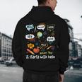 Friendship Inclusion Language Teacher It Starts With Hello Men's Hoodie Back Print, novelty gifts, funny gifts Friendship Inclusion Language Teacher It Starts With Hello Men's Hoodie Back Print, novelty gifts, funny gifts