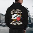 Front Office Teacher Admin Mother I'm A School Secretary Men's Hoodie Back Print, novelty gifts, funny gifts