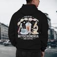 Fueled By Mitochondria Coffee Science Teacher Student Men's Hoodie Back Print, novelty gifts, funny gifts
