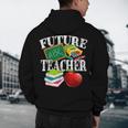 Future Teacher With Canyon And Book Teacher Men Women Girls Kids Men's Hoodie Back Print, novelty gifts, funny gifts