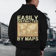 Geography Teacher Easily Distracted By Maps Men's Hoodie Back Print, novelty gifts, funny gifts Geography Teacher Easily Distracted By Maps Men's Hoodie Back Print, novelty gifts, funny gifts