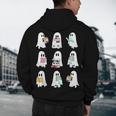 Ghost Reading Books Spooky Librarian Teacher Women Men's Hoodie Back Print, novelty gifts, funny gifts Ghost Reading Books Spooky Librarian Teacher Women Men's Hoodie Back Print, novelty gifts, funny gifts