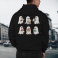Ghost Reading Books Teacher Halloween Librarian Cute Boook Men's Hoodie Back Print, novelty gifts, funny gifts Ghost Reading Books Teacher Halloween Librarian Cute Boook Men's Hoodie Back Print, novelty gifts, funny gifts