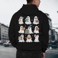 Ghost Reading Teacher Halloween Costume Librarian Book Lover Men's Hoodie Back Print, novelty gifts, funny gifts Ghost Reading Teacher Halloween Costume Librarian Book Lover Men's Hoodie Back Print, novelty gifts, funny gifts