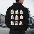 Ghost Speech Therapy Teacher Spooky Season Halloween Men's Hoodie Back Print, novelty gifts, funny gifts