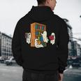 Ghosts Reading Books Teacher Halloween Librarian Boooks Men's Hoodie Back Print, novelty gifts, funny gifts Ghosts Reading Books Teacher Halloween Librarian Boooks Men's Hoodie Back Print, novelty gifts, funny gifts