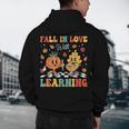 Groovy Fall In Love With Learning Autumn Pumpkin Teacher Men's Hoodie Back Print, novelty gifts, funny gifts Groovy Fall In Love With Learning Autumn Pumpkin Teacher Men's Hoodie Back Print, novelty gifts, funny gifts