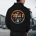 Groovy Title 1 Crew Cute Title 1 Reading Teacher Men Women Kids Men's Hoodie Back Print, novelty gifts, funny gifts