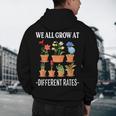 We All Grow At Different Rates Back To School Teacher Men's Hoodie Back Print, novelty gifts, funny gifts