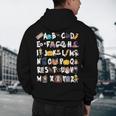 Halloween Alphabet ABCs Learning Kindergarten Teacher Men Women Kids Men's Hoodie Back Print, novelty gifts, funny gifts Halloween Alphabet ABCs Learning Kindergarten Teacher Men Women Kids Men's Hoodie Back Print, novelty gifts, funny gifts