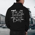 Halloween Best Teachers Are A Bit Batty Spooky Bats Men's Hoodie Back Print, novelty gifts, funny gifts Halloween Best Teachers Are A Bit Batty Spooky Bats Men's Hoodie Back Print, novelty gifts, funny gifts