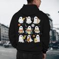 Halloween Ghost Music Teacher Playing Instruments Men's Hoodie Back Print, novelty gifts, funny gifts Halloween Ghost Music Teacher Playing Instruments Men's Hoodie Back Print, novelty gifts, funny gifts