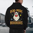 Halloween Read More Books Retro Costume Teacher Women Girls Men's Hoodie Back Print, novelty gifts, funny gifts