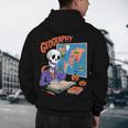 Halloween Skeleton Geography Teacher Pumpkin Bats Classroom Men's Hoodie Back Print, novelty gifts, funny gifts Halloween Skeleton Geography Teacher Pumpkin Bats Classroom Men's Hoodie Back Print, novelty gifts, funny gifts
