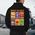 Halloween Spooky Syllable Types Teacher Educational Men's Hoodie Back Print, novelty gifts, funny gifts