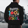 Happy 100th Day Of School Teachers 100 Days Of School Kids Men's Hoodie Back Print, novelty gifts, funny gifts Happy 100th Day Of School Teachers 100 Days Of School Kids Men's Hoodie Back Print, novelty gifts, funny gifts