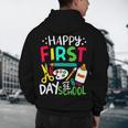 Happy First Day Of School Teacher Back To School Student Men's Hoodie Back Print, novelty gifts, funny gifts