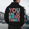 You Can Do Hard Things School Student Teachers Men's Hoodie Back Print, novelty gifts, funny gifts You Can Do Hard Things School Student Teachers Men's Hoodie Back Print, novelty gifts, funny gifts
