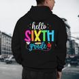 Hello Sixth Grade Cute Back To School 6th Grade Teacher Kids Men's Hoodie Back Print, novelty gifts, funny gifts