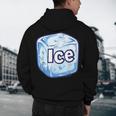 Ice Halloween Pun Costume Easy Lazy Team Group Teacher Men's Hoodie Back Print, novelty gifts, funny gifts