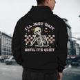 I'Ll Just Wait Until It's Quiet Skeleton Teacher Men's Hoodie Back Print, novelty gifts, funny gifts