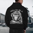 Well I'Ll Be a Monkey's Uncle Teacher And Student Men's Hoodie Back Print, novelty gifts, funny gifts Well I'Ll Be a Monkey's Uncle Teacher And Student Men's Hoodie Back Print, novelty gifts, funny gifts