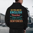 I'm An English Teacher Of Course You Have To Write Men's Hoodie Back Print, novelty gifts, funny gifts I'm An English Teacher Of Course You Have To Write Men's Hoodie Back Print, novelty gifts, funny gifts