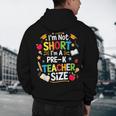 I'm Not Short I'm A Pre-K Teacher Size Back To School Men's Hoodie Back Print, novelty gifts, funny gifts I'm Not Short I'm A Pre-K Teacher Size Back To School Men's Hoodie Back Print, novelty gifts, funny gifts
