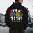 I'm A SPED Teacher Special Education Teacher Men's Hoodie Back Print, novelty gifts, funny gifts I'm A SPED Teacher Special Education Teacher Men's Hoodie Back Print, novelty gifts, funny gifts