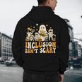 Inclusion Isn't Scary Mummy Boo Ghost Halloween SLP Teacher Men's Hoodie Back Print, novelty gifts, funny gifts Inclusion Isn't Scary Mummy Boo Ghost Halloween SLP Teacher Men's Hoodie Back Print, novelty gifts, funny gifts