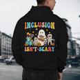Inclusion Isn't Scary SLP Halloween Sped Teacher Therapy Men's Hoodie Back Print, novelty gifts, funny gifts Inclusion Isn't Scary SLP Halloween Sped Teacher Therapy Men's Hoodie Back Print, novelty gifts, funny gifts