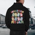Inclusion Is My Jam SPED Teacher Special Education Life Men's Hoodie Back Print, novelty gifts, funny gifts Inclusion Is My Jam SPED Teacher Special Education Life Men's Hoodie Back Print, novelty gifts, funny gifts
