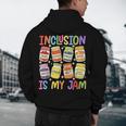 Inclusion Is My Jam SPED Teacher Special Education Teacher Men's Hoodie Back Print, novelty gifts, funny gifts Inclusion Is My Jam SPED Teacher Special Education Teacher Men's Hoodie Back Print, novelty gifts, funny gifts