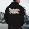 Inclusion Matters Special Education Sped Teacher Vintage Men's Hoodie Back Print, novelty gifts, funny gifts Inclusion Matters Special Education Sped Teacher Vintage Men's Hoodie Back Print, novelty gifts, funny gifts
