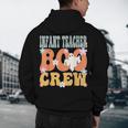Infant Teacher Boo Crew Ghost Groovy Halloween For Women Men's Hoodie Back Print, novelty gifts, funny gifts