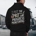 Intervention Teacher Progress Monitoring Intervention Men's Hoodie Back Print, novelty gifts, funny gifts