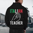 Italian Teacher Italy Italia Back To School First Day Men's Hoodie Back Print, novelty gifts, funny gifts Italian Teacher Italy Italia Back To School First Day Men's Hoodie Back Print, novelty gifts, funny gifts