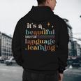 It's A Beautiful Day For Language Learning ESL Teacher ESOL Men's Hoodie Back Print, novelty gifts, funny gifts It's A Beautiful Day For Language Learning ESL Teacher ESOL Men's Hoodie Back Print, novelty gifts, funny gifts