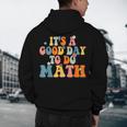 Its A Good Day To Do Math Retro Math Teacher Student Men's Hoodie Back Print, novelty gifts, funny gifts