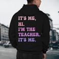 It's Me Hi I'm The TEACHER It's Me Teacher Educator Men's Hoodie Back Print, novelty gifts, funny gifts It's Me Hi I'm The TEACHER It's Me Teacher Educator Men's Hoodie Back Print, novelty gifts, funny gifts
