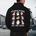 It’s Okay To Feel All The Feels Special Ed Teacher Halloween Men's Hoodie Back Print, novelty gifts, funny gifts
