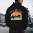 It's In The Syllabus Shirt Professor Saying College Teacher For Men Women Men's Hoodie Back Print, novelty gifts, funny gifts It's In The Syllabus Shirt Professor Saying College Teacher For Men Women Men's Hoodie Back Print, novelty gifts, funny gifts