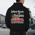 Jolliest Bunch Of Teachers This Side Of The Hallway Xmas PJ Men's Hoodie Back Print, novelty gifts, funny gifts Jolliest Bunch Of Teachers This Side Of The Hallway Xmas PJ Men's Hoodie Back Print, novelty gifts, funny gifts