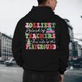 Jolliest Bunch Of Teachers This Side Of The Playground X-Mas Men's Hoodie Back Print, novelty gifts, funny gifts