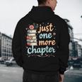 Just One More Chapter Book Reading Floral Teacher Book Lover Men's Hoodie Back Print, novelty gifts, funny gifts Just One More Chapter Book Reading Floral Teacher Book Lover Men's Hoodie Back Print, novelty gifts, funny gifts